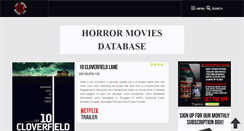 Desktop Screenshot of besthorrormovielist.com